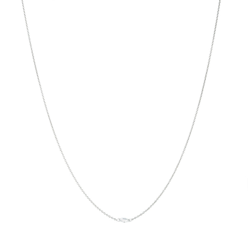 Sethi Couture Single Diamond Briolette Necklace | Quadrum Gallery
