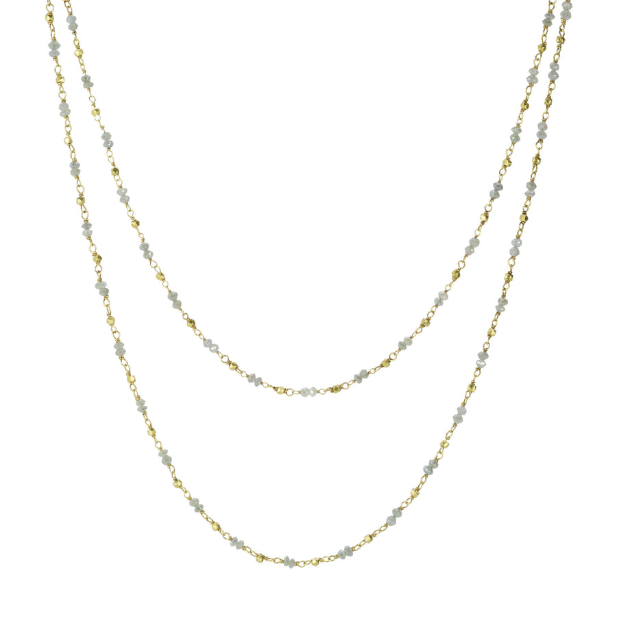 Sethi Couture Gray Diamond Wire Wrap Chain  | Quadrum Gallery