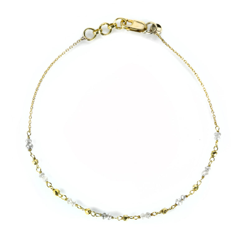 Sethi Couture Gray Diamond Bead Bracelet | Quadrum Gallery