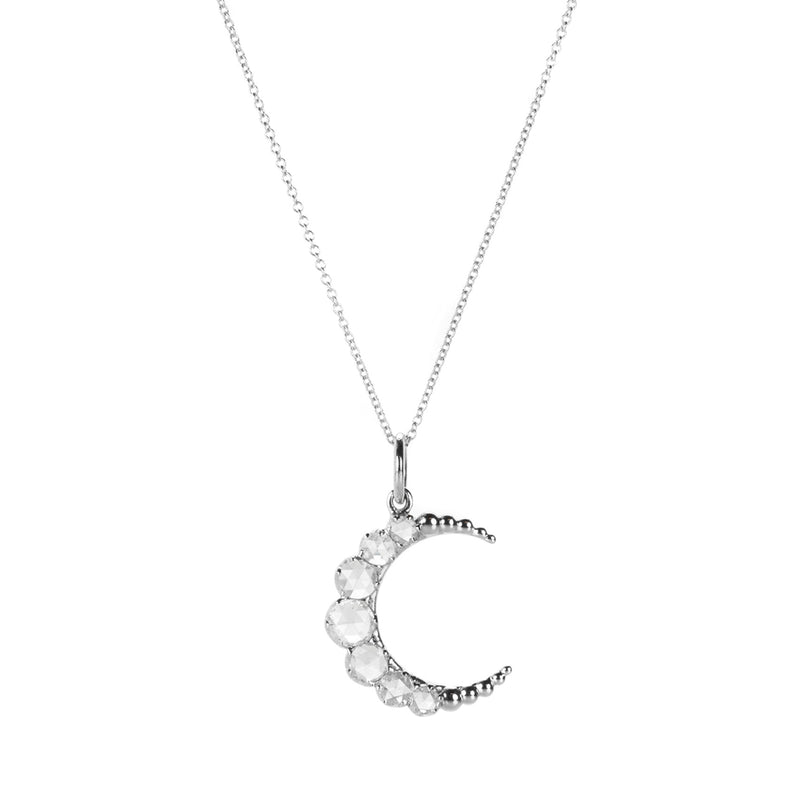 Sethi Couture Rose Cut Diamond Moon Pendant (Pendant Only) | Quadrum Gallery