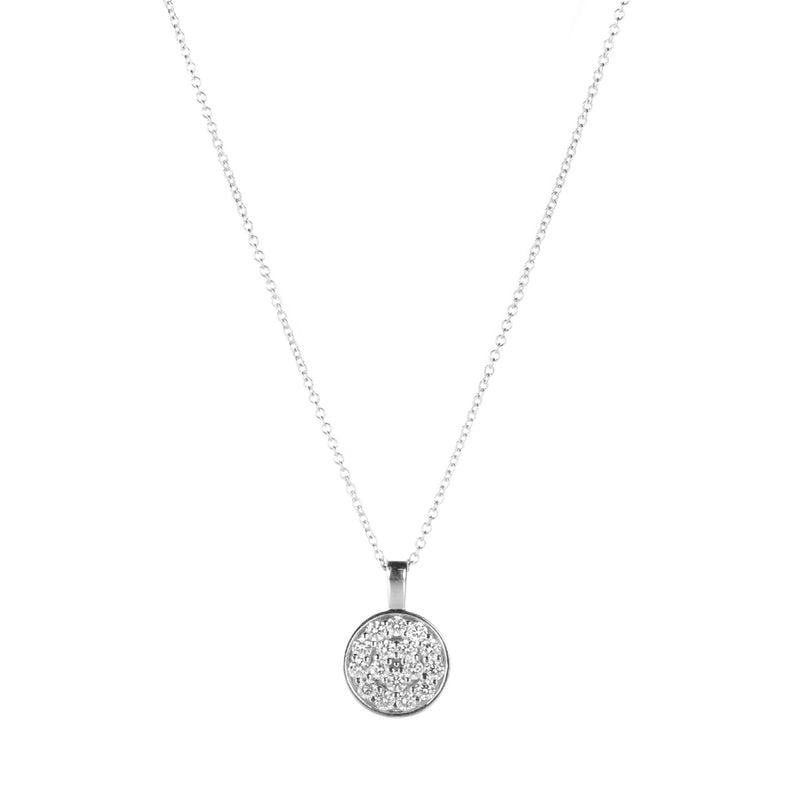 Sethi Couture Small Round White Diamond Pendant (Pendant Only) | Quadrum Gallery