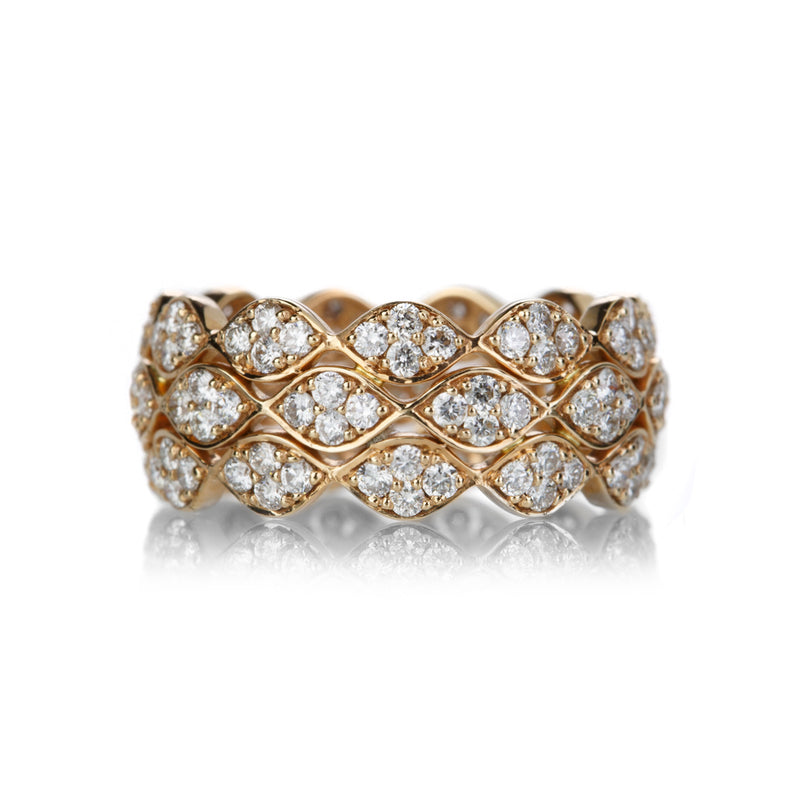 Sethi Couture Wide Marquise Diamond Band | Quadrum Gallery