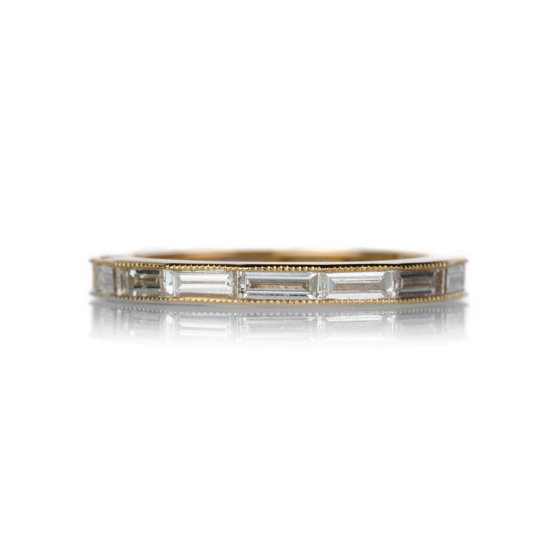 Sethi Couture Rose Gold Diamond Baguette Band | Quadrum Gallery