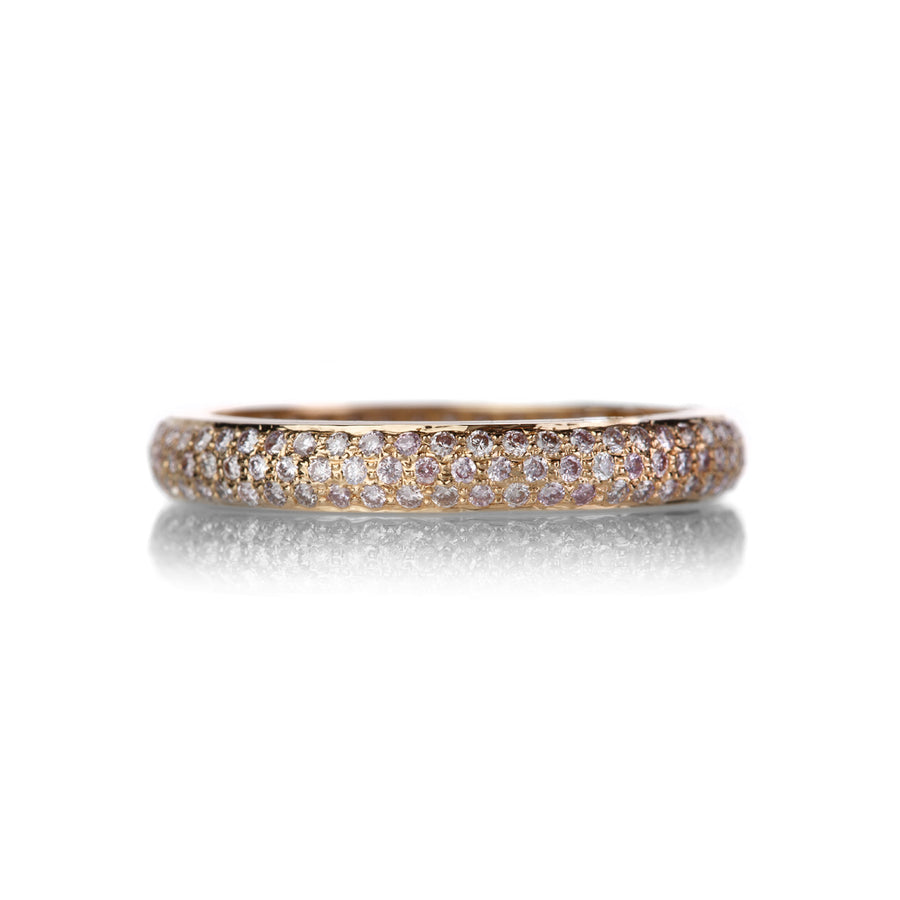 Sethi Couture Rose Gold Pink Diamond Tire Band | Quadrum Gallery