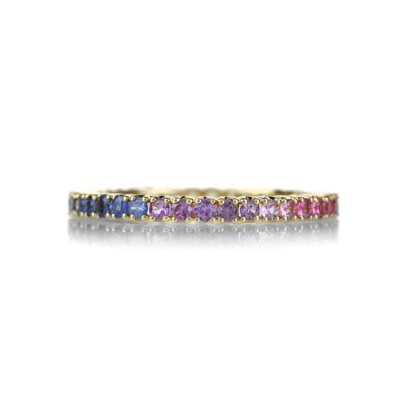 Sethi Couture Prong Set Rainbow Sapphire Band | Quadrum Gallery