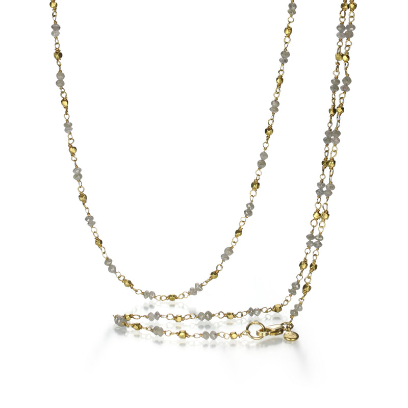 Sethi Couture Gray Diamond Wrap Necklace | Quadrum Gallery