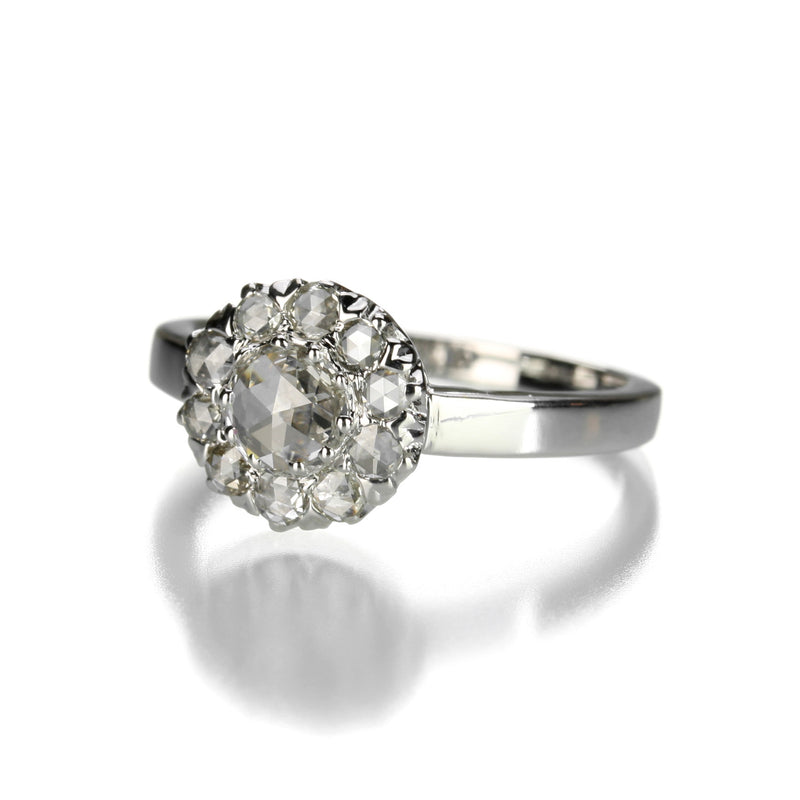 Sethi Couture Floral Round Diamond Ring | Quadrum Gallery
