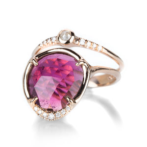 Sirciam Tourmaline Sun & Moon Ring | Quadrum Gallery