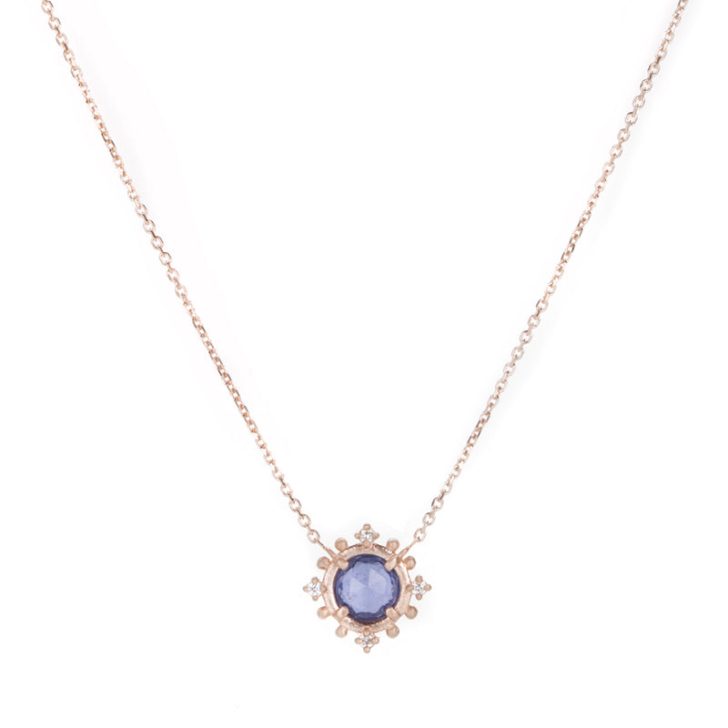 Sirciam Blue Sapphire Burst Necklace | Quadrum Gallery