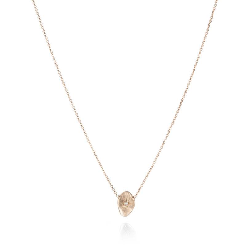 Sirciam Rose Gold Little Star Plate Necklace | Quadrum Gallery