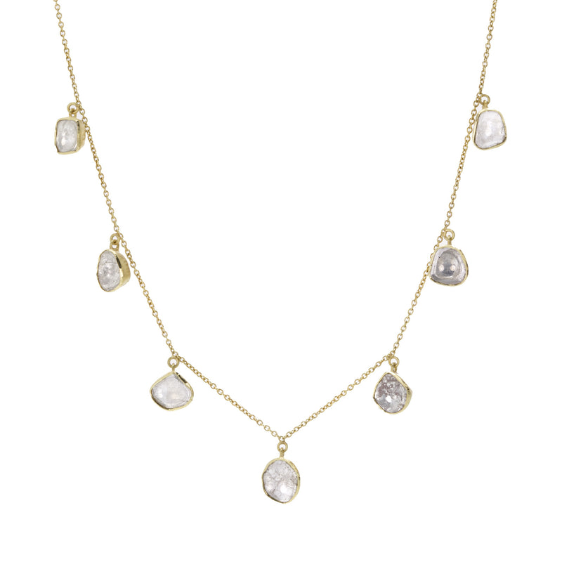 Sophie Theakston Medium Polki Diamond Garland Necklace | Quadrum Gallery