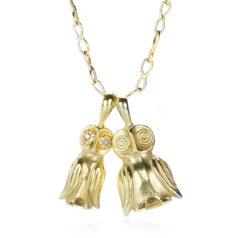 Sophie Theakston Two Owl Necklace | Quadrum Gallery