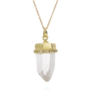Sophie Theakston Large Quartz Aurora Necklace | Quadrum Gallery