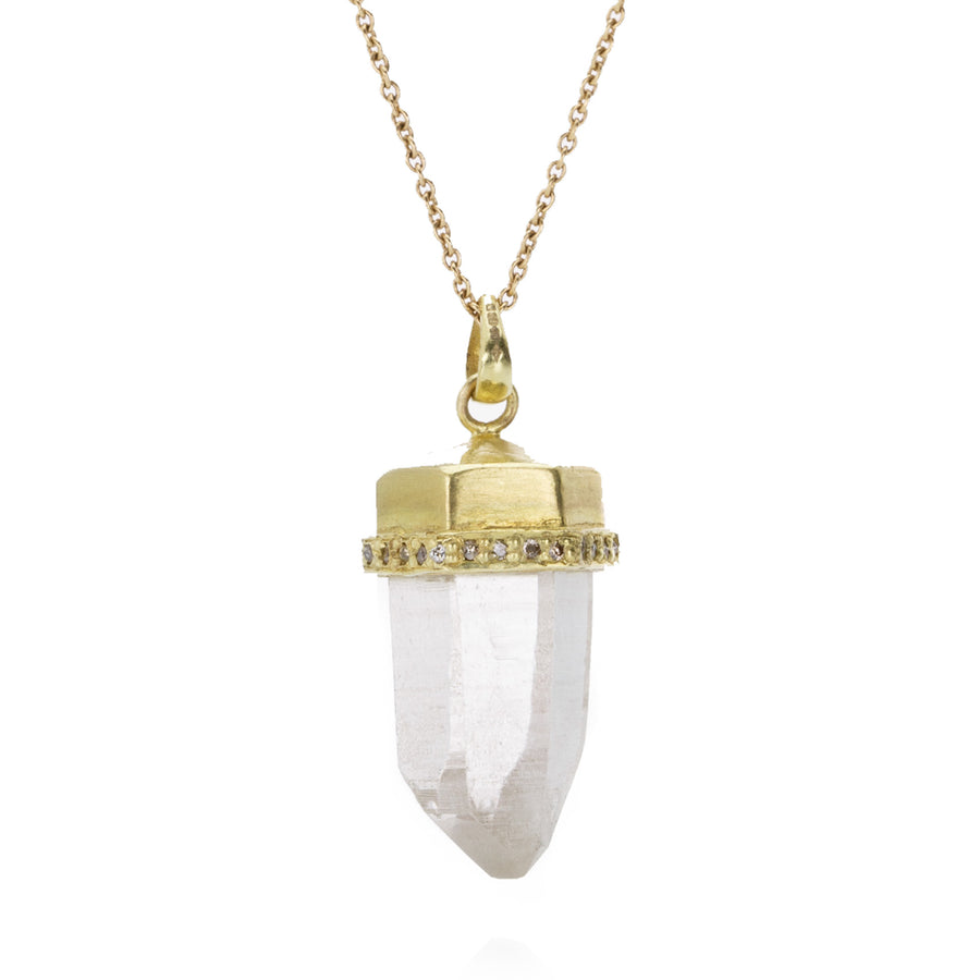 Sophie Theakston Large Quartz Aurora Necklace | Quadrum Gallery