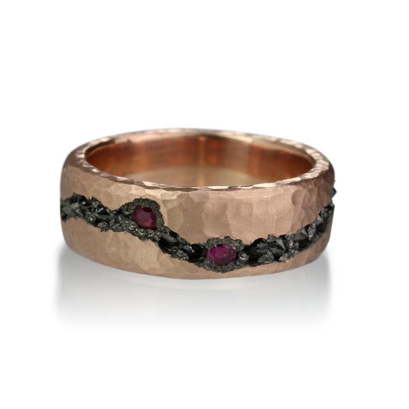 Todd Pownell Rose Gold Fissure Cut Band | Quadrum Gallery