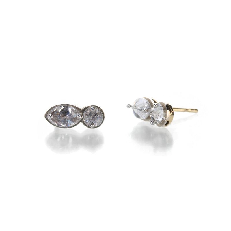 Todd Pownell Marquise and Round Diamond Studs | Quadrum Gallery