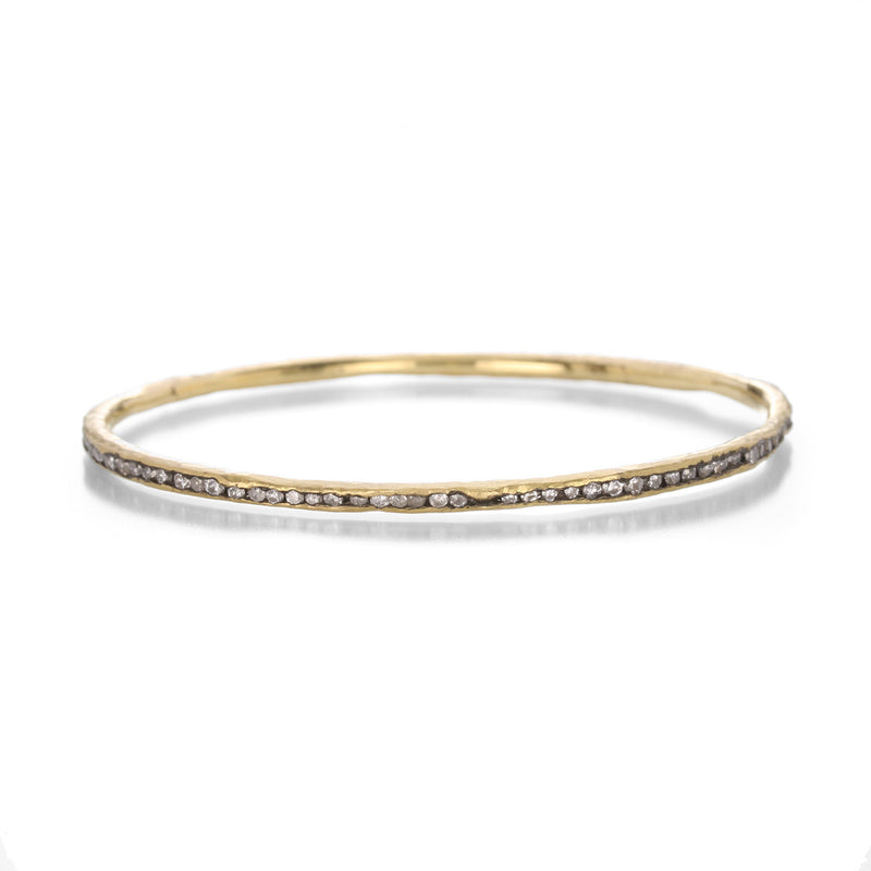 Todd Pownell Gold Irregular Channel Bangle | Quadrum Gallery