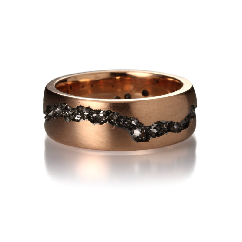 Todd Pownell Smooth Rose Gold Fissure Band | Quadrum Gallery