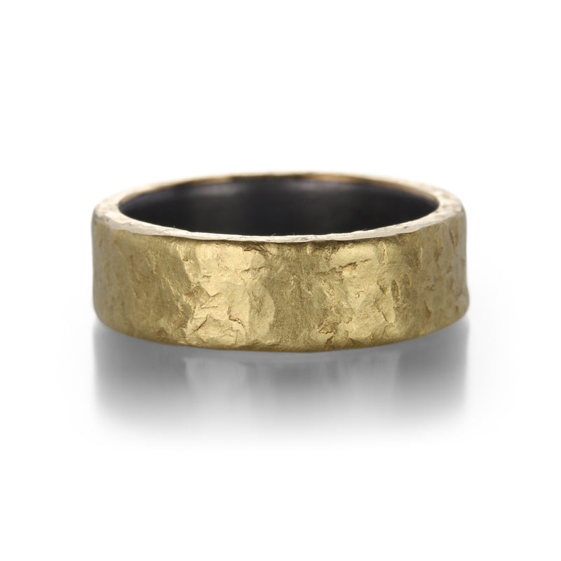 Todd Pownell Rustic Hammered Band | Quadrum Gallery