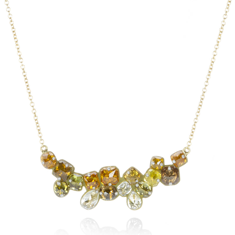 Todd Pownell Autumn Colored Diamond Necklace | Quadrum Gallery