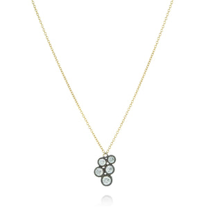Todd Pownell 5 Diamond Cluster Pendant Necklace | Quadrum Gallery