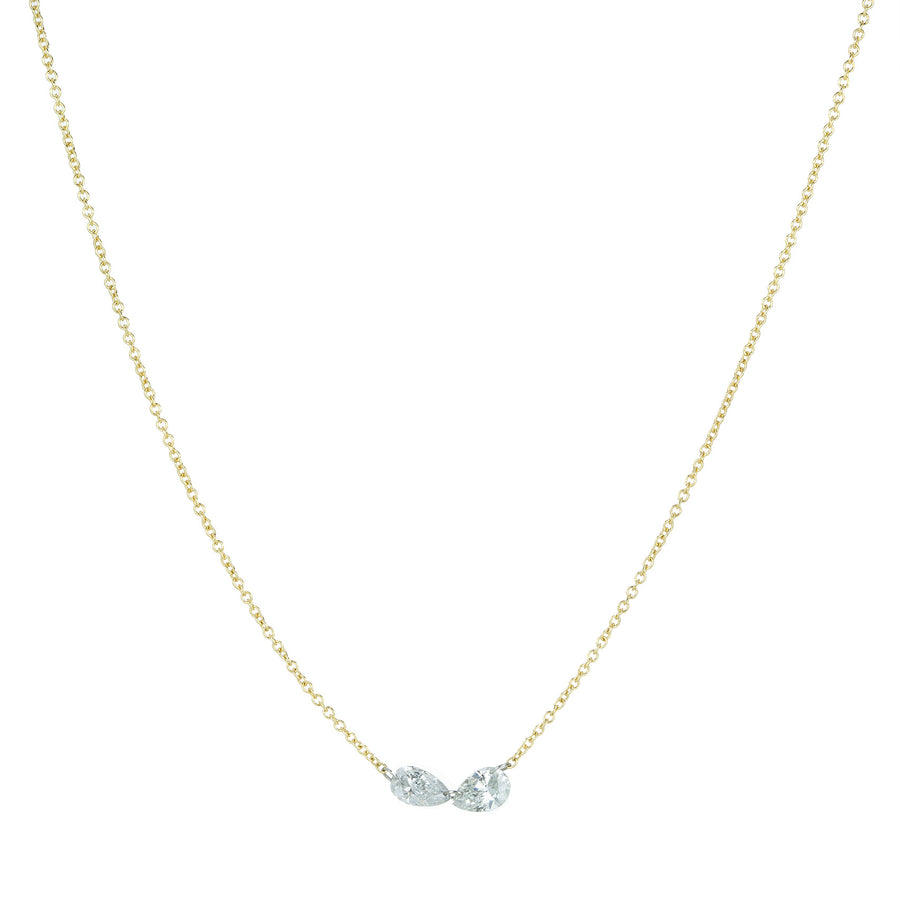 Todd Pownell Double Pear Shaped Diamond Chain | Quadrum Gallery