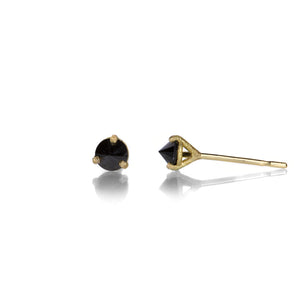 Todd Pownell Inverted Black Diamond Studs | Quadrum Gallery