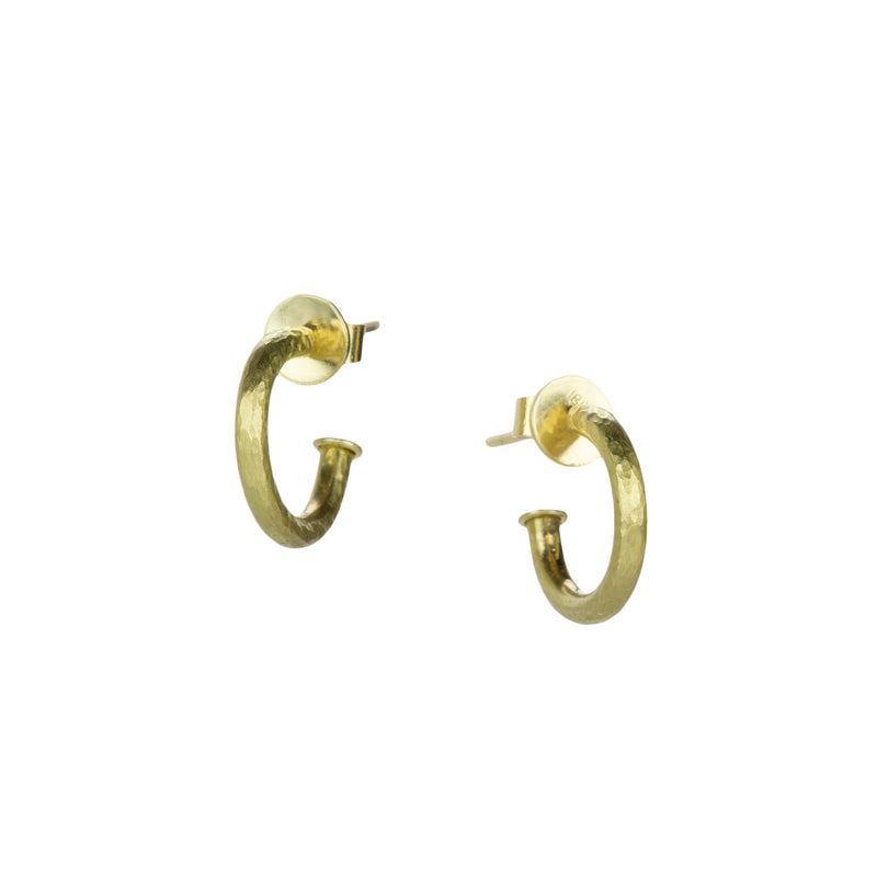 Todd Pownell Hammered Hoops | Quadrum Gallery