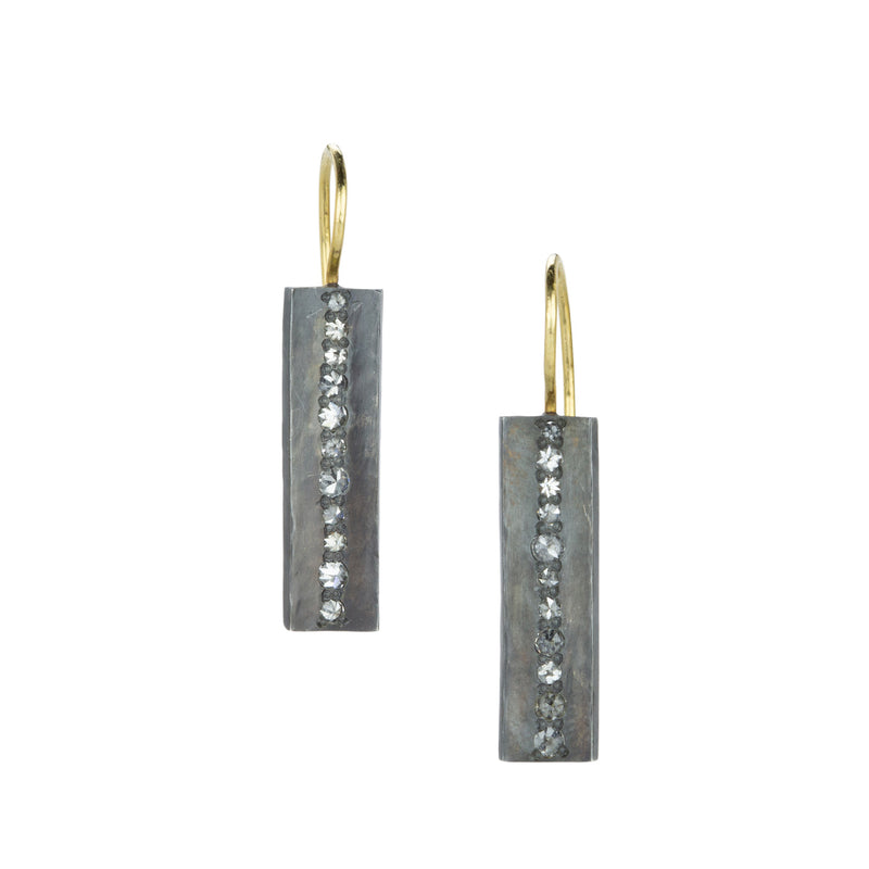 Todd Pownell Rectangular Diamond Drop Earrings | Quadrum Gallery