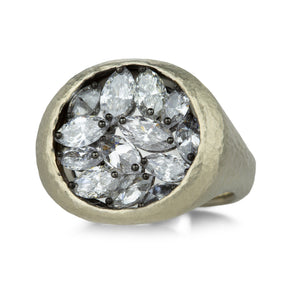 Todd Pownell One of a Kind Marquise Diamond Ring | Quadrum Gallery