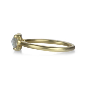 Victoria Cunningham 14k Round Rustic Diamond Ring | Quadrum Gallery