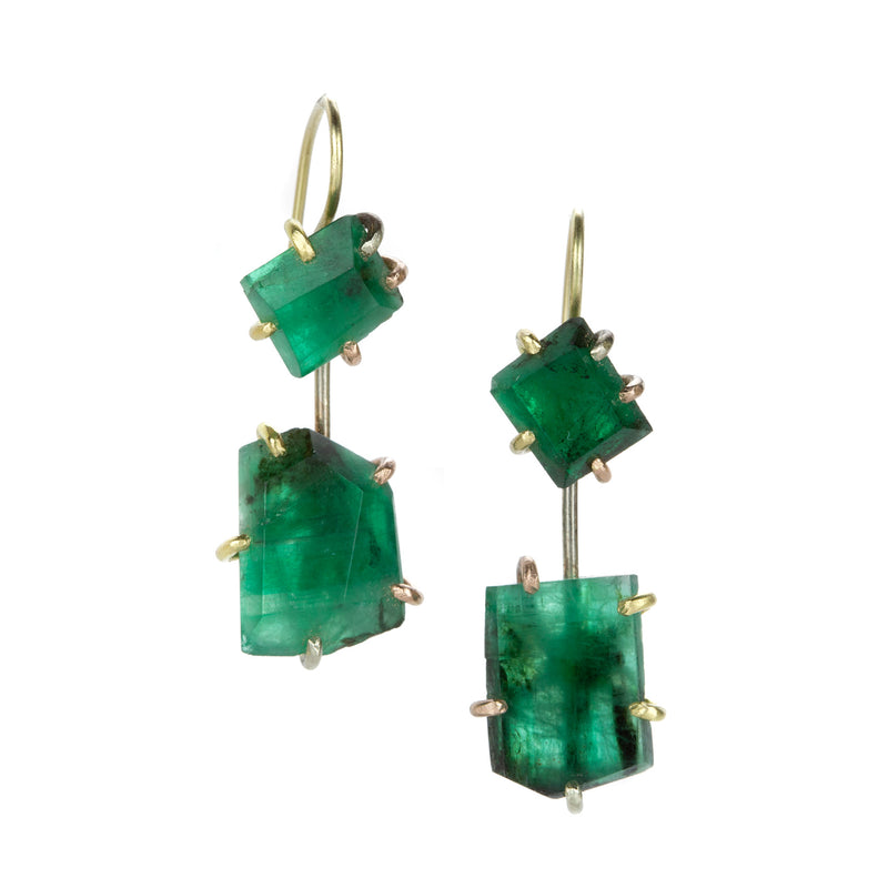 Variance Brazilian Emerald Day to Night Earrings | Quadrum Gallery